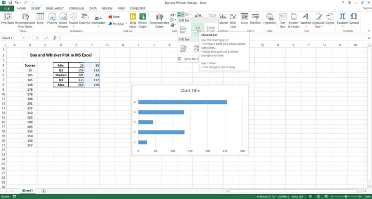 How to Create Box and Whisker Plots in Excel - My Chart Guide