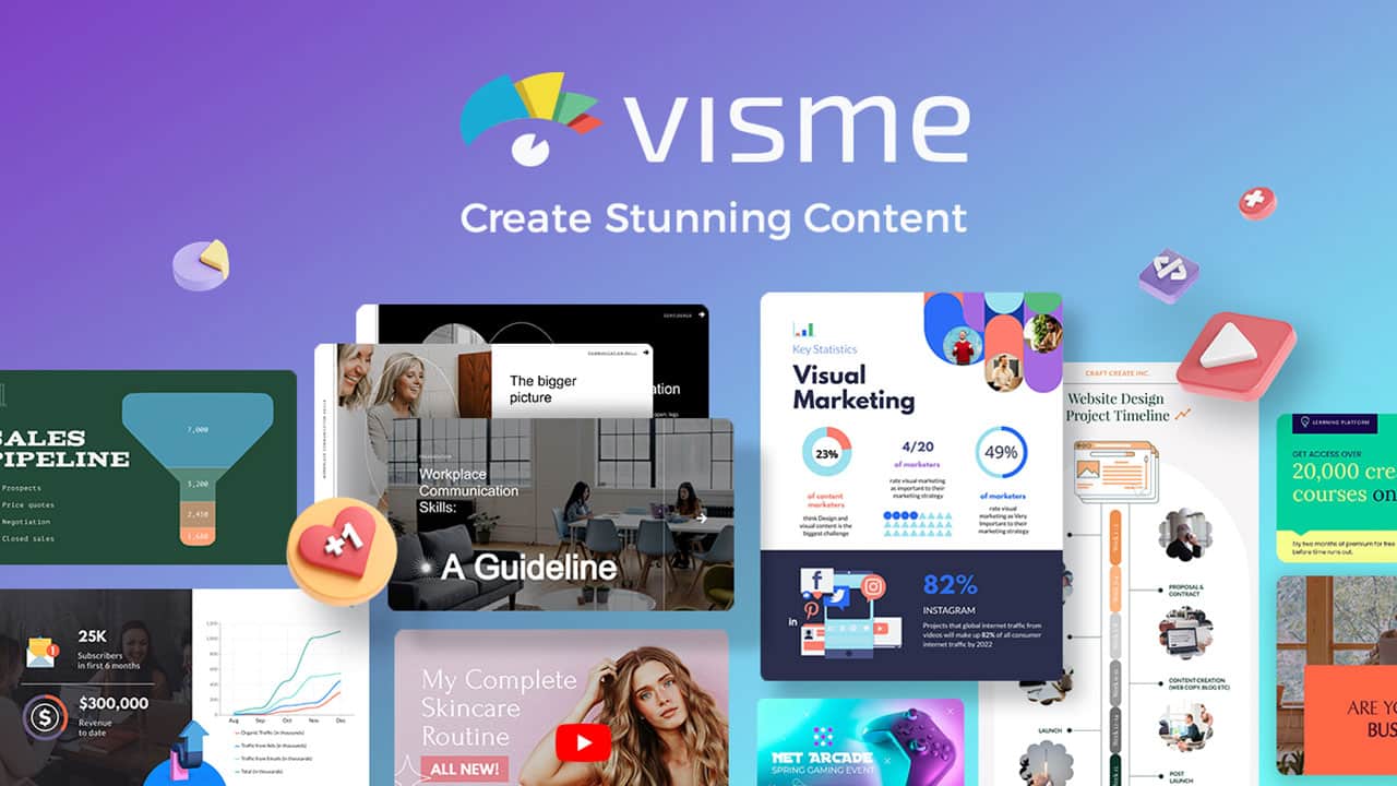 Visme Review: Ultimate Tool for Creating Presentations, Infographics,  Design & Video - My Chart Guide